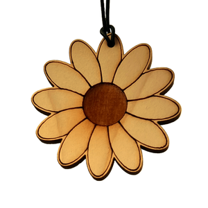Arotags Daisy — Wooden Car Air Freshener