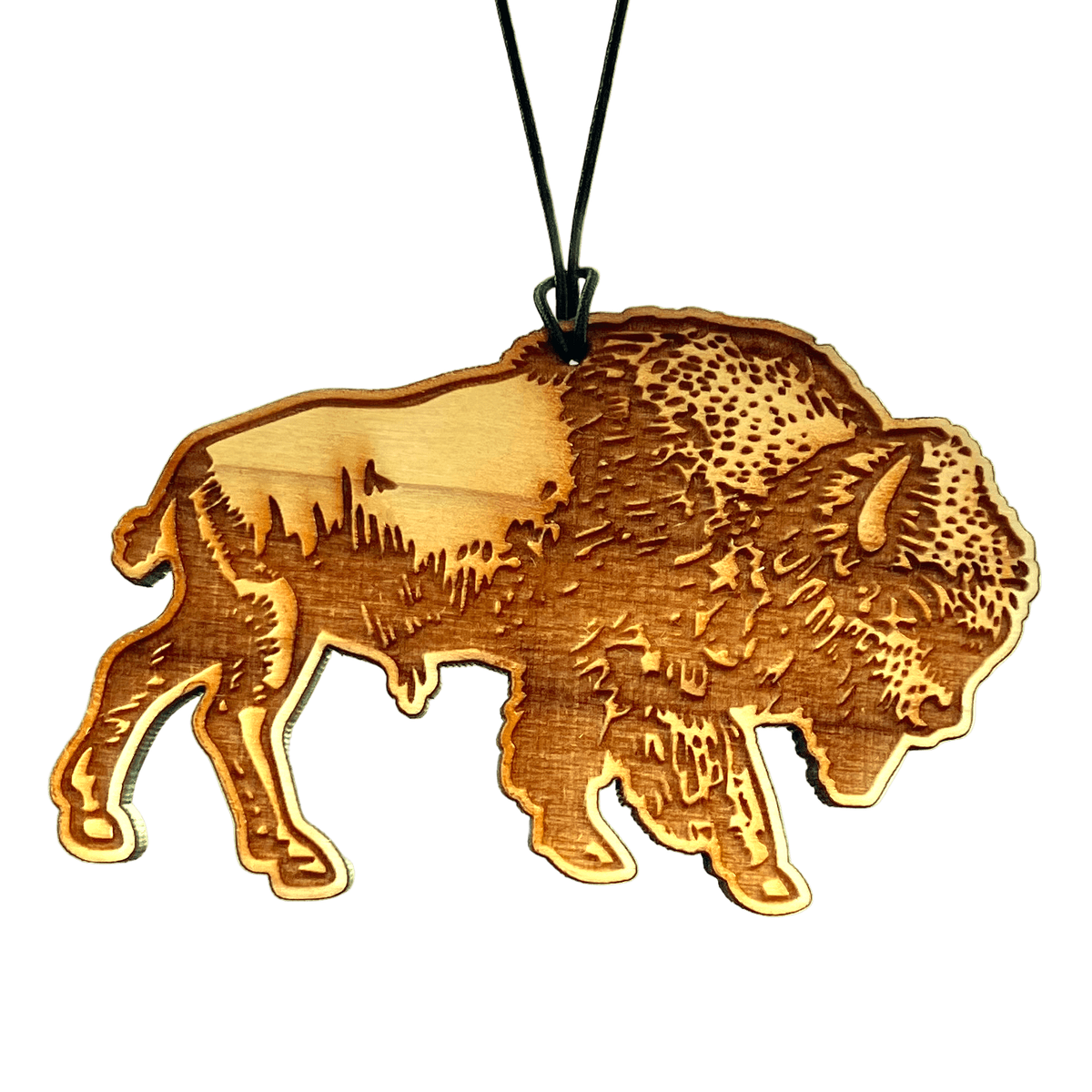 Arotags Bison — Wooden Car Air Freshener