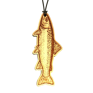 Arotags Trout — Wooden Car Air Freshener