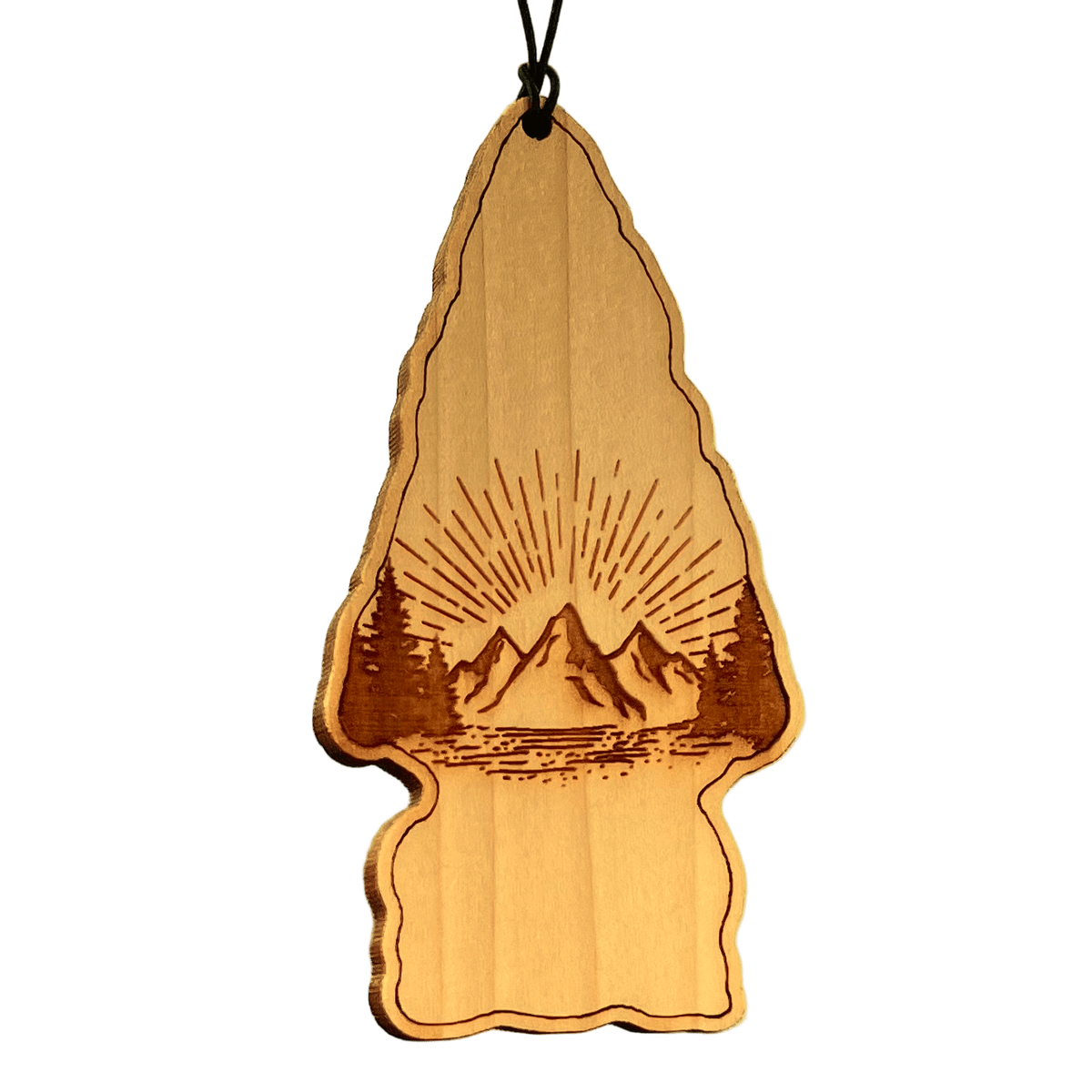Arotags Arrowhead — Wooden Car Air Freshener