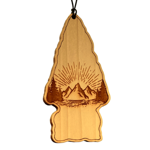 Arotags Arrowhead — Wooden Car Air Freshener