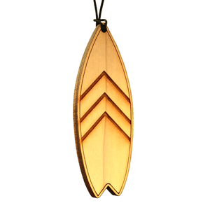 Arotags Surfboard — Wooden Car Air Freshener