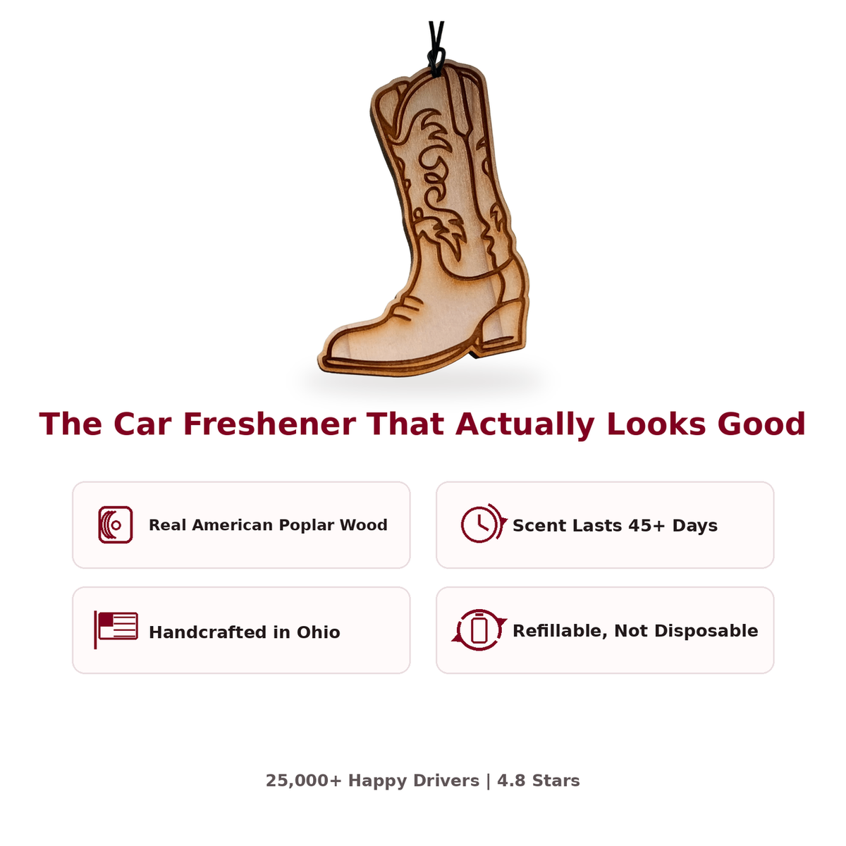 cowboy boot product features