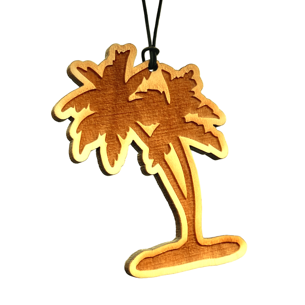 Arotags Palm Tree — Wooden Car Air Freshener