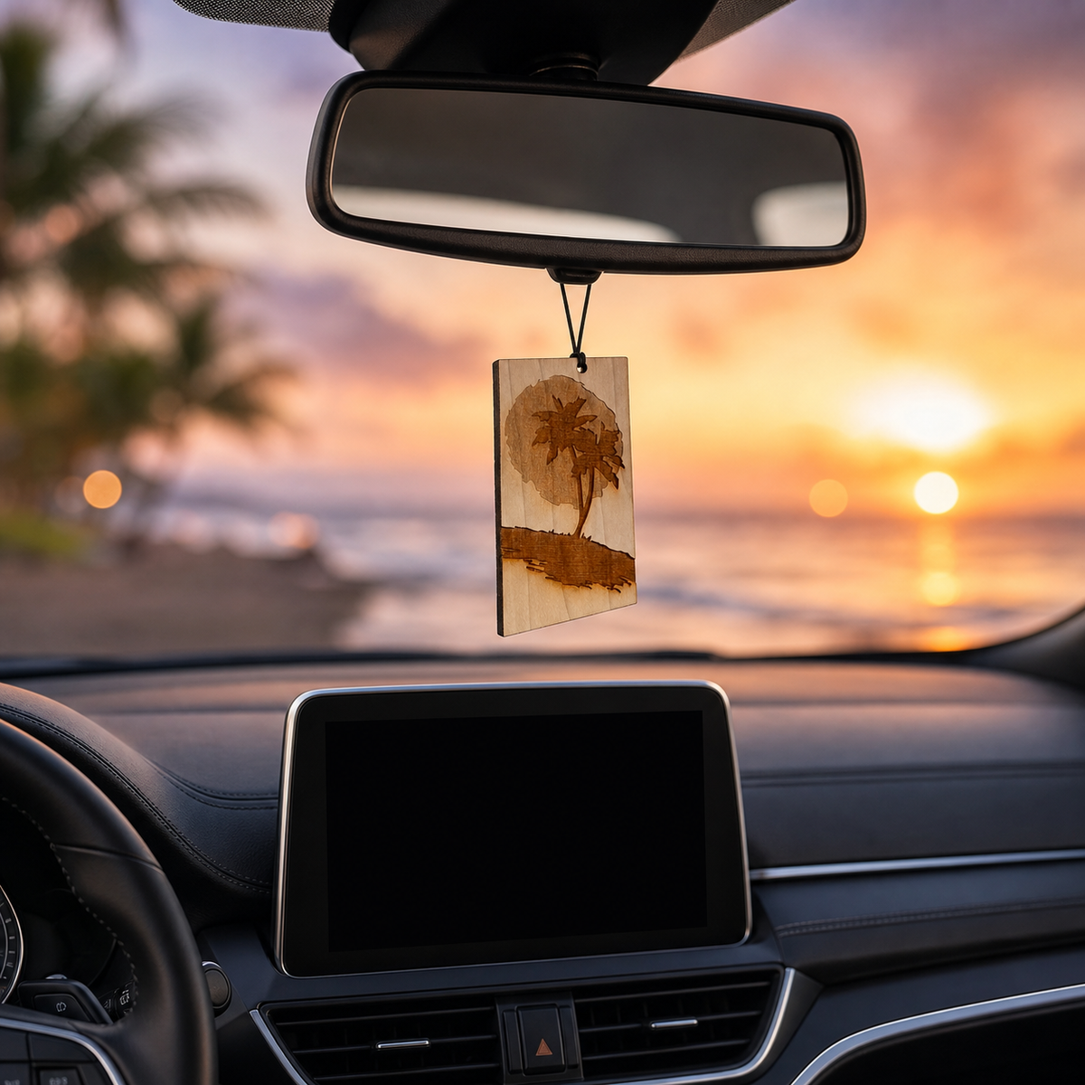 palm tree sunset lifestyle