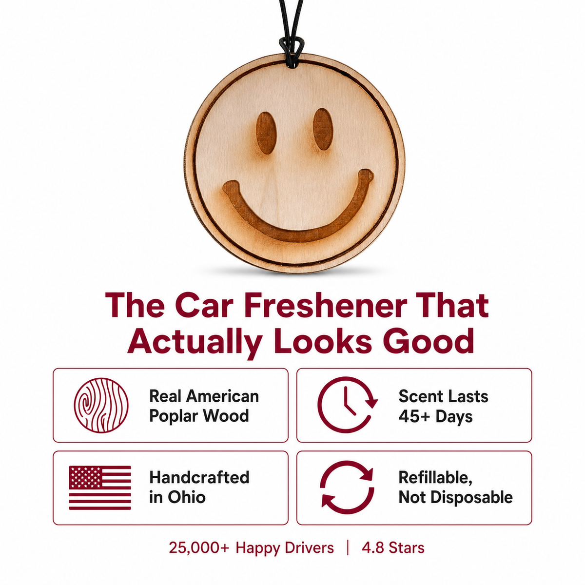 smiley face product features