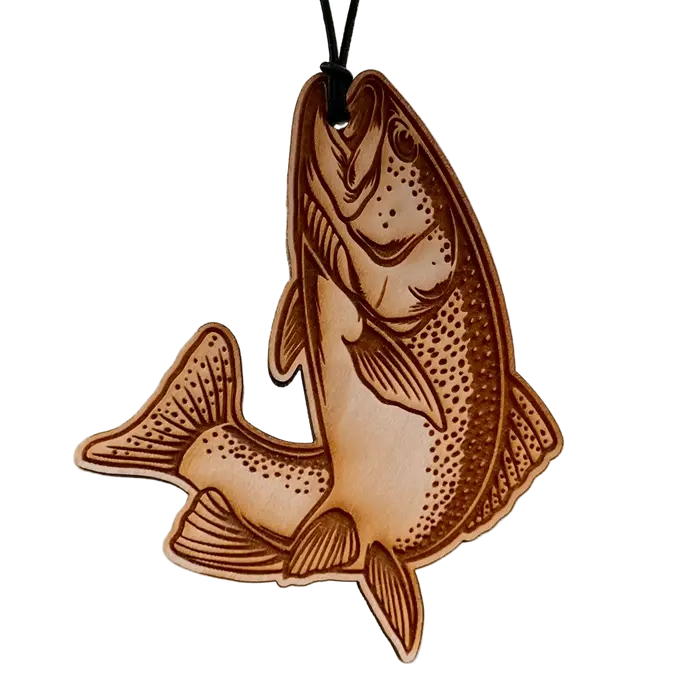 Trout Jumping Arotag design
